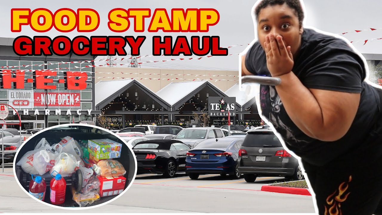 HEB EBT FOODSTAMP GROCERY HAUL FOR A SINGLE MOM OF 4