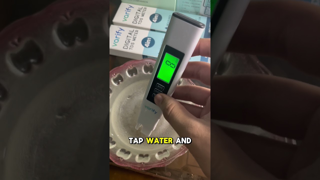 Wow, this is cool. TDS Meter From Varify #tdsmeter #testing #funny