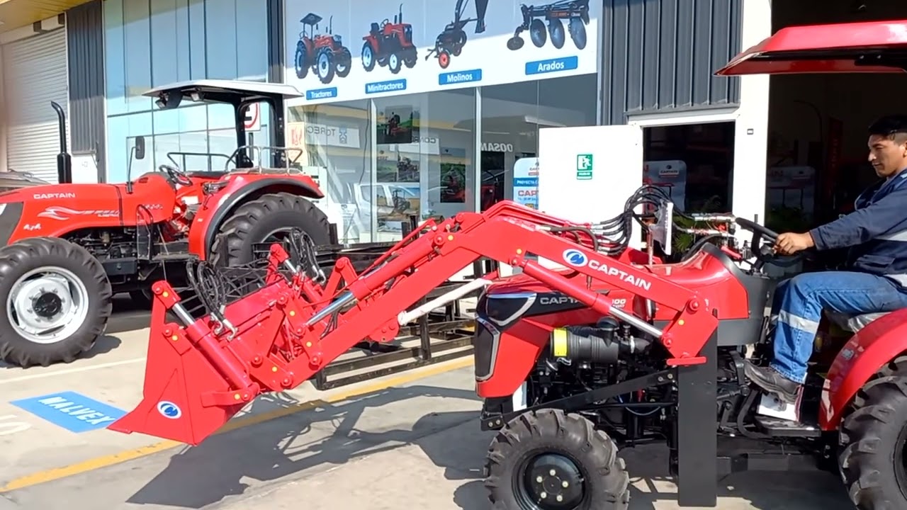 Minitractor con cargador frontal/999122290/www.proyectacontinentalsac.com