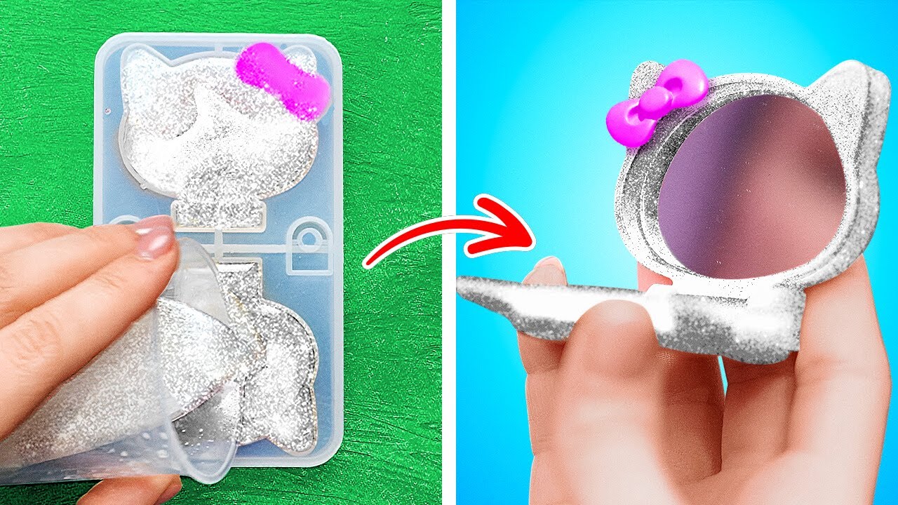 NOVAS IDEIAS DE RESINA EPÓXI 🌟💖 ACESSÓRIOS DIY PARA EXPERIMENTAR
