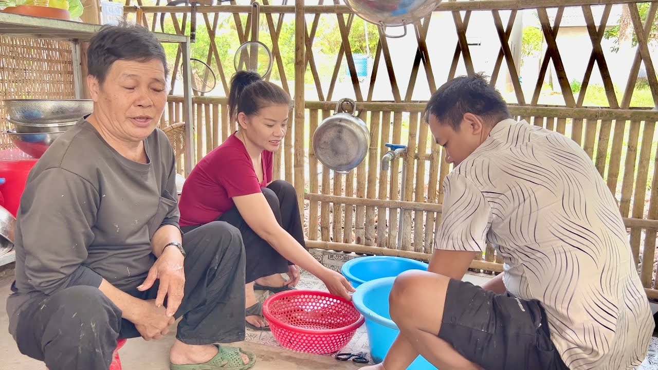 Cá Lóc Cá Sặc Chiên-Canh Bầu Thịt Bằm-Bữa Cơm Đạm Bạc Miền Quê/KPV