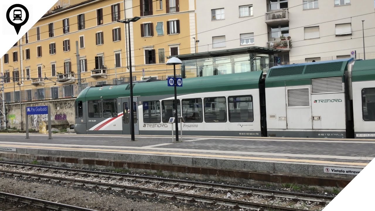 TRENI alla STAZIONE di MILANO PORTA GARIBALDI