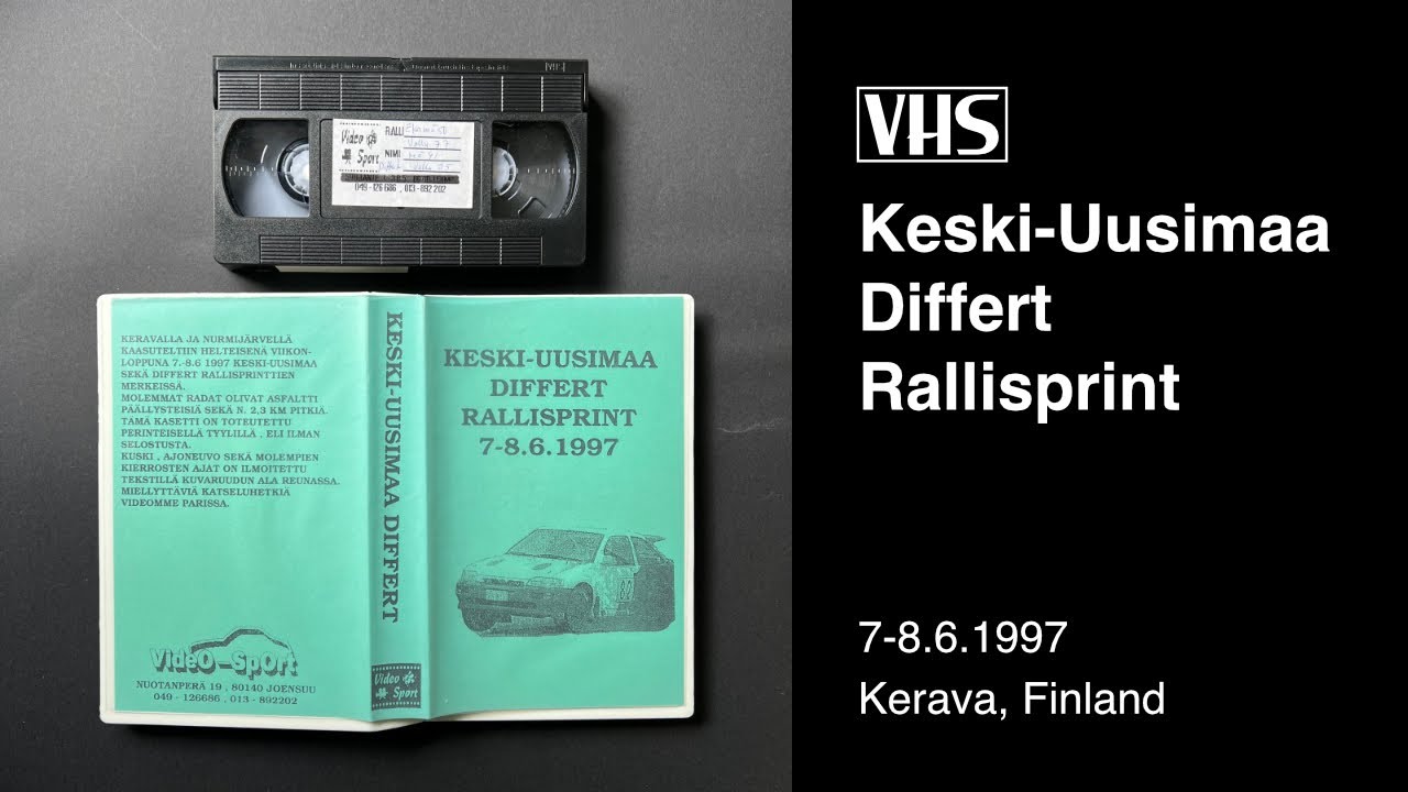 Keski-Uusimaa Differt Rallisprint 7-8.6.1997