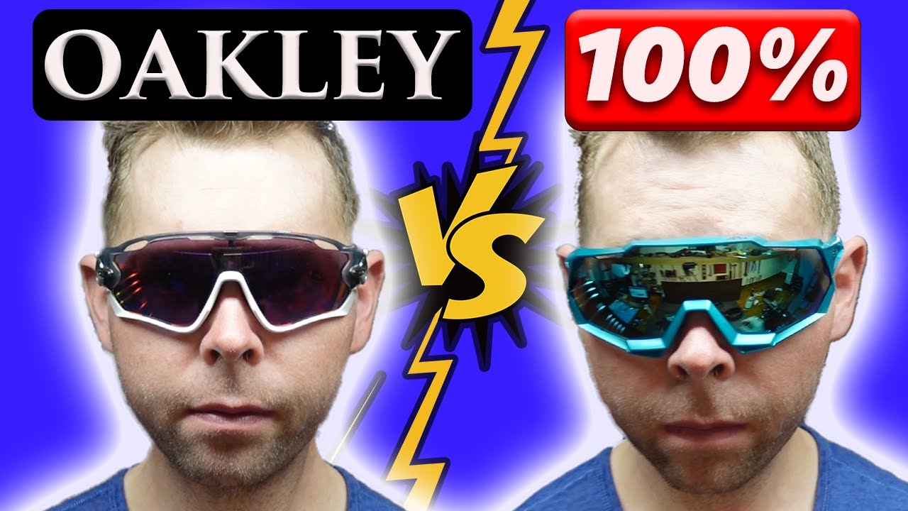 Best Cycling Sunglasses -  Oakley vs 100 Percent #oakley jawbreaker #cycling