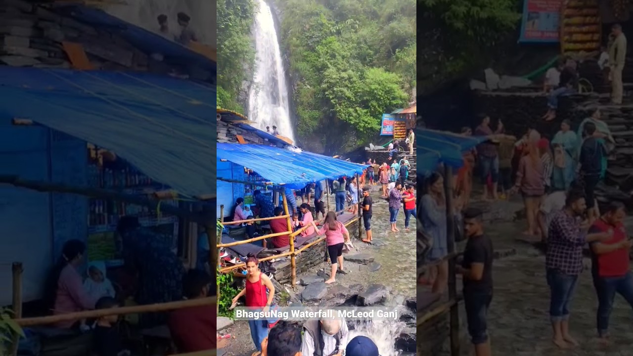 Famous Bhagsu Nag Waterfall McLeod Ganj 
