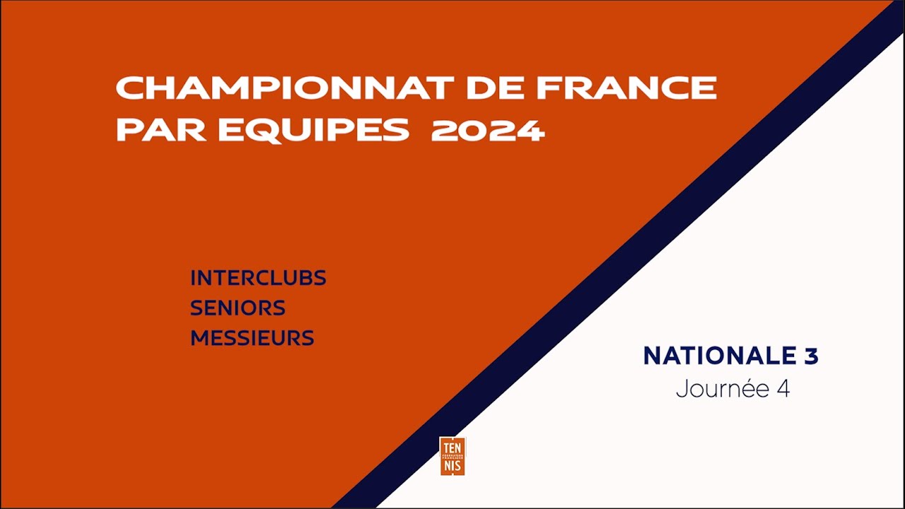 TCBB : Championnat de France par Equipes 2024 - Journée 4