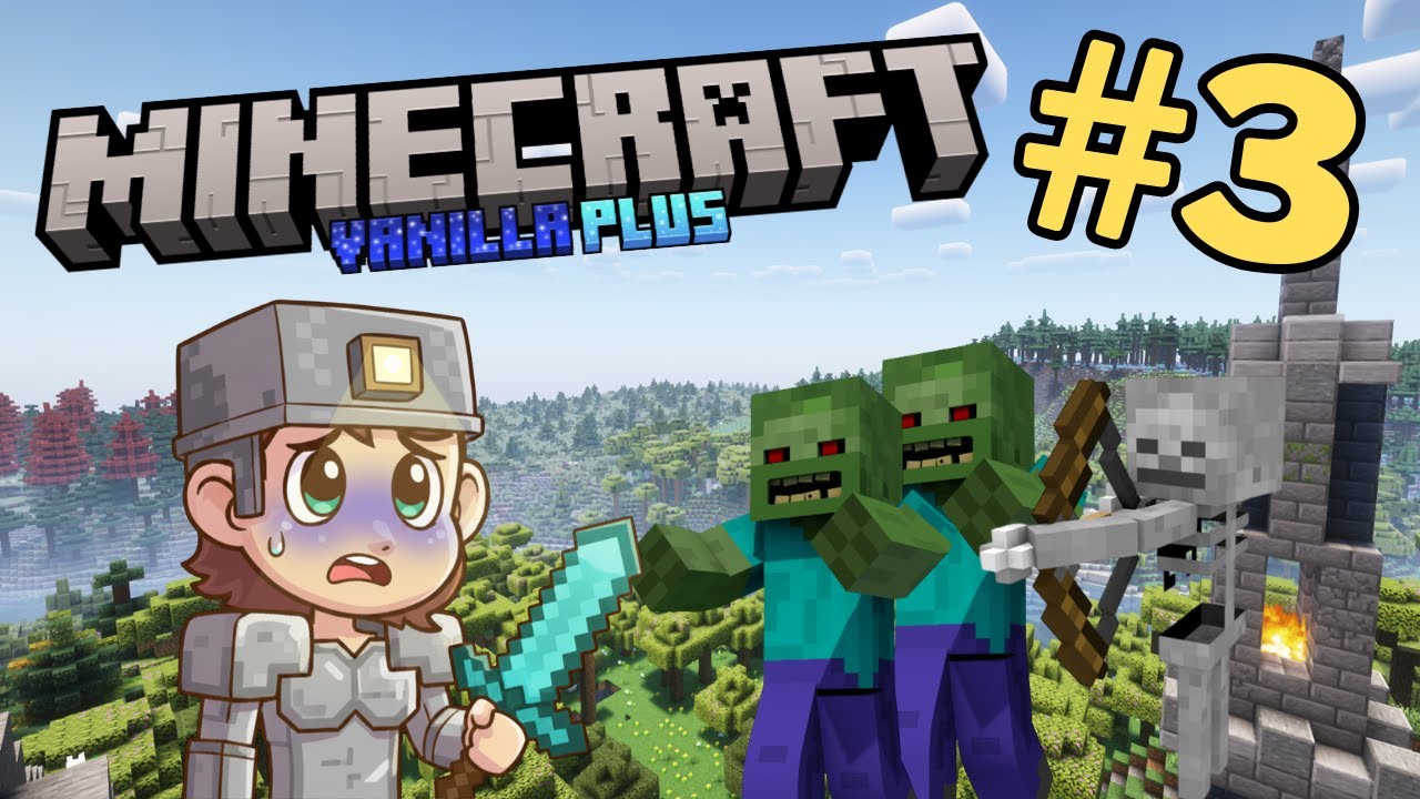 Discovering the CATACOMBS - Vanilla+ Modded Minecraft (No Wiki) #3