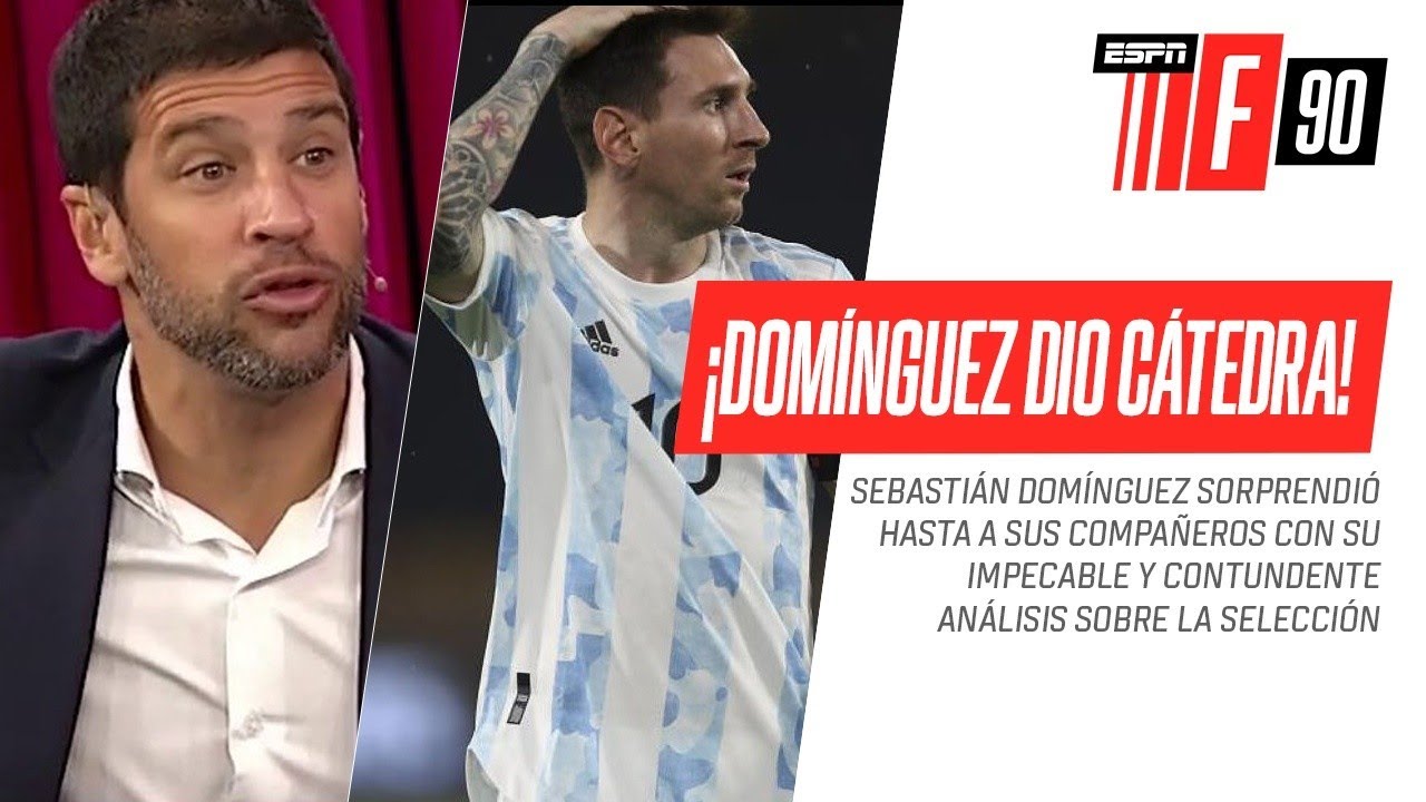&iexcl;DIO C&Aacute;TEDRA! #Dom&iacute;nguez y un AN&Aacute;LISIS IMPERDIBLE sobre el debut de #Argentina en la #CopaAm&eacute;rica