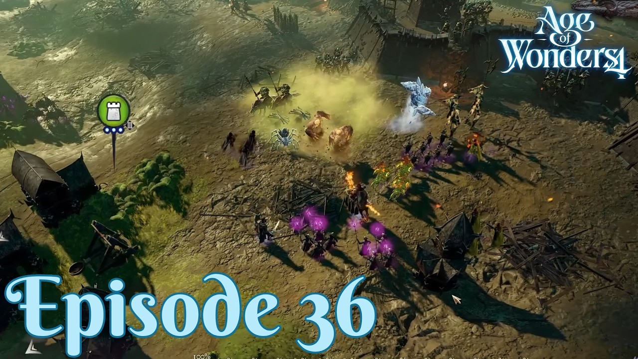 The Siege Of Olmoch! Ep 36 Age Of Wonders 4 Story Realm (Ratkin Mystic/Hard)