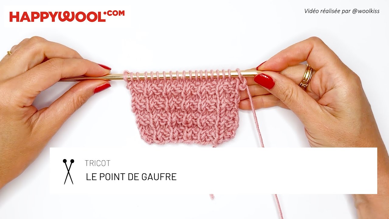 Le point gaufre : Techniques tricot