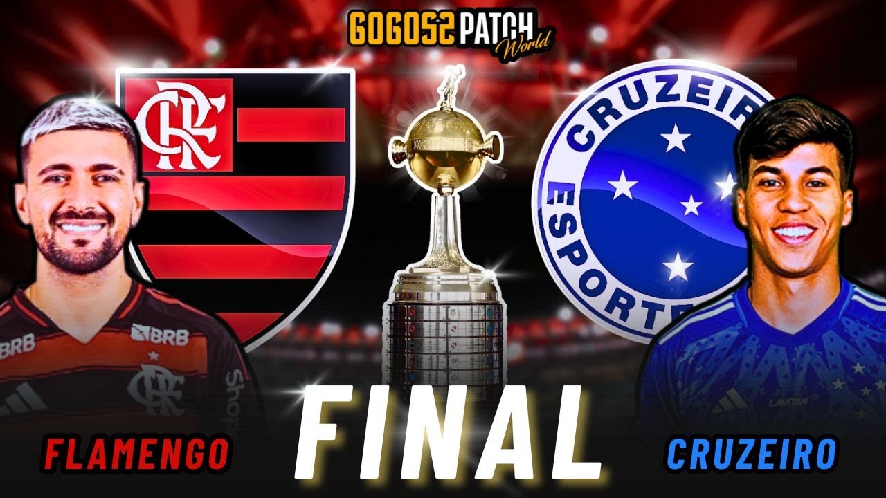 FLAMENGO X CRUZEIRO - FINAL LIBERTADORES 2026 - GAMEPLAY REALISTA [PES 21 MOD GOGOSZ PATCH] FULL HD