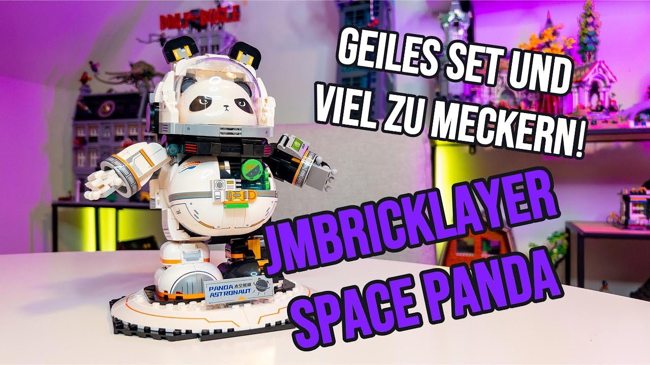 Geiles Set und viel zu meckern! Lohnt sich das Set für den Preis?JMBricklayer Space Astronaut Panda!