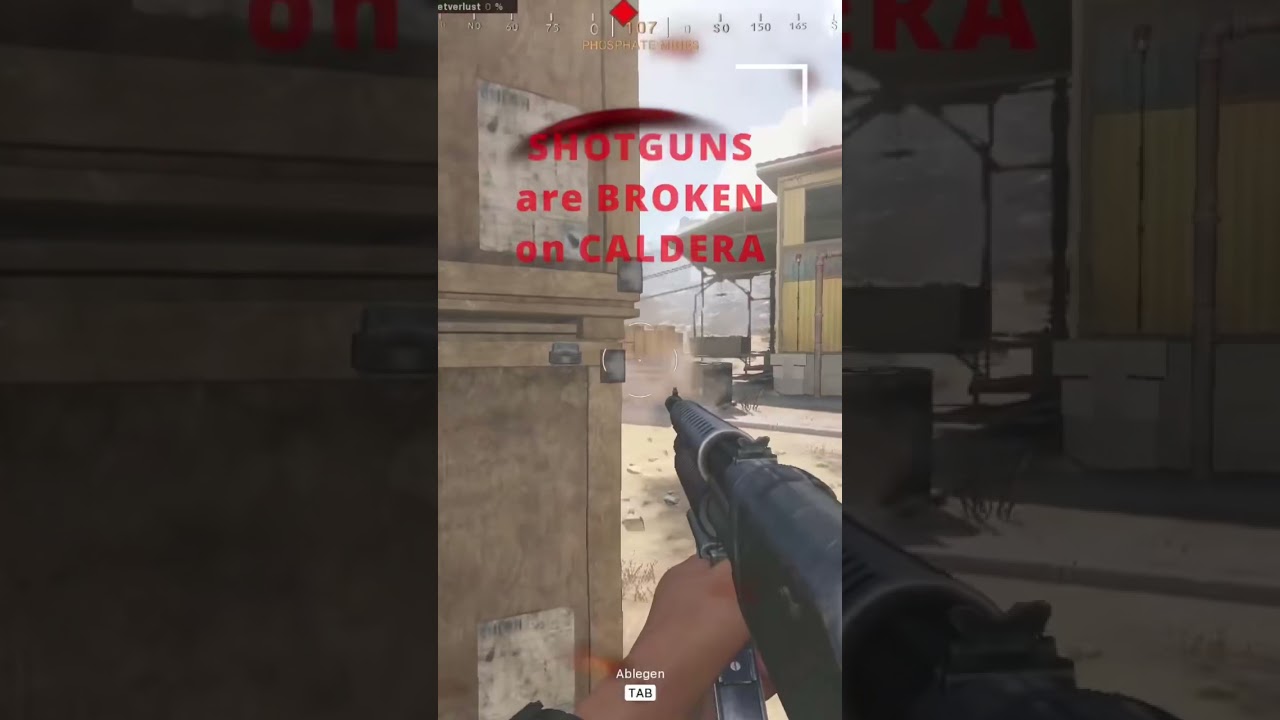 Vanguard SHOTGUNS ARE ONE HIT on CALDERA #shorts #warzone #caldera #vanguard Caldera Clips