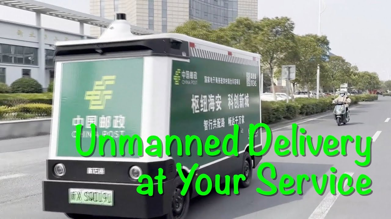 In China, you now can hail a driverless van for instant delivery