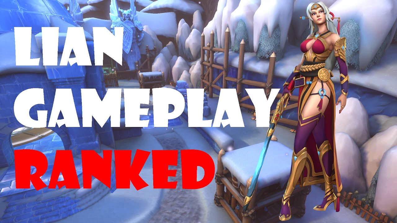 Paladins Lian Ranked Gameplay - Lian with 20 sensitivity