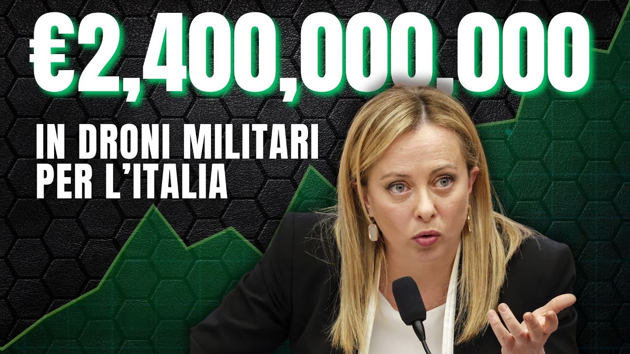 2,4 MILIARDI Investiti in DRONI Armati per L&rsquo;ITALIA - Il Piano che Cambier&agrave; la Difesa