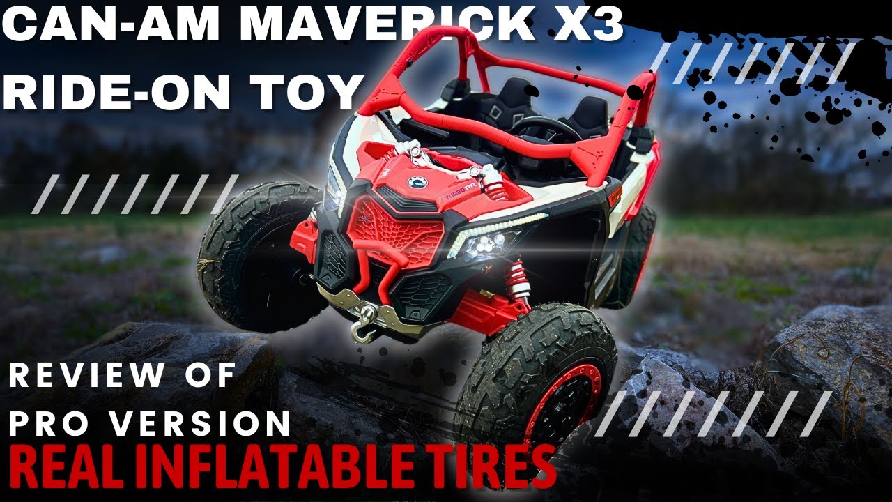 Обзор Can-Am Maverick X3 PRO Ride-On: тихие моторы, большие улучшения!
