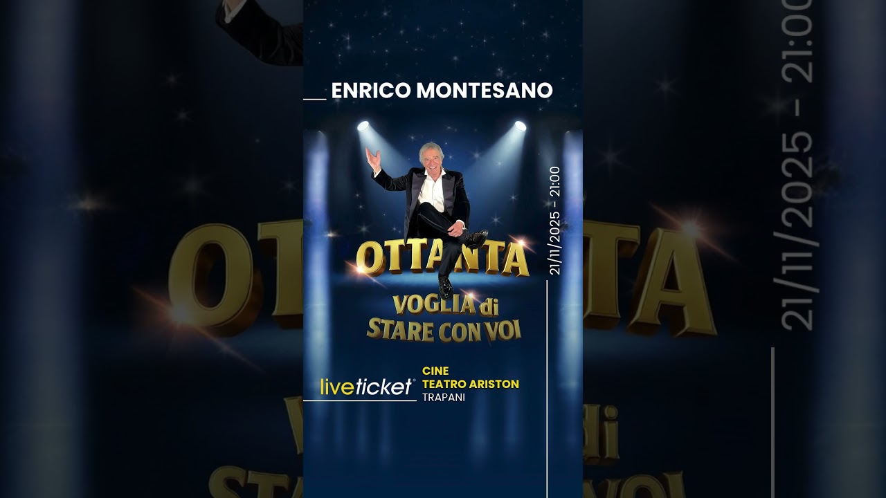 🎭⏳ ENRICO MONTESANO: "Ottanta Voglia di Stare Con Voi!" – Un Ponte tra Storia, Risate e Ricordi! 🎤✨