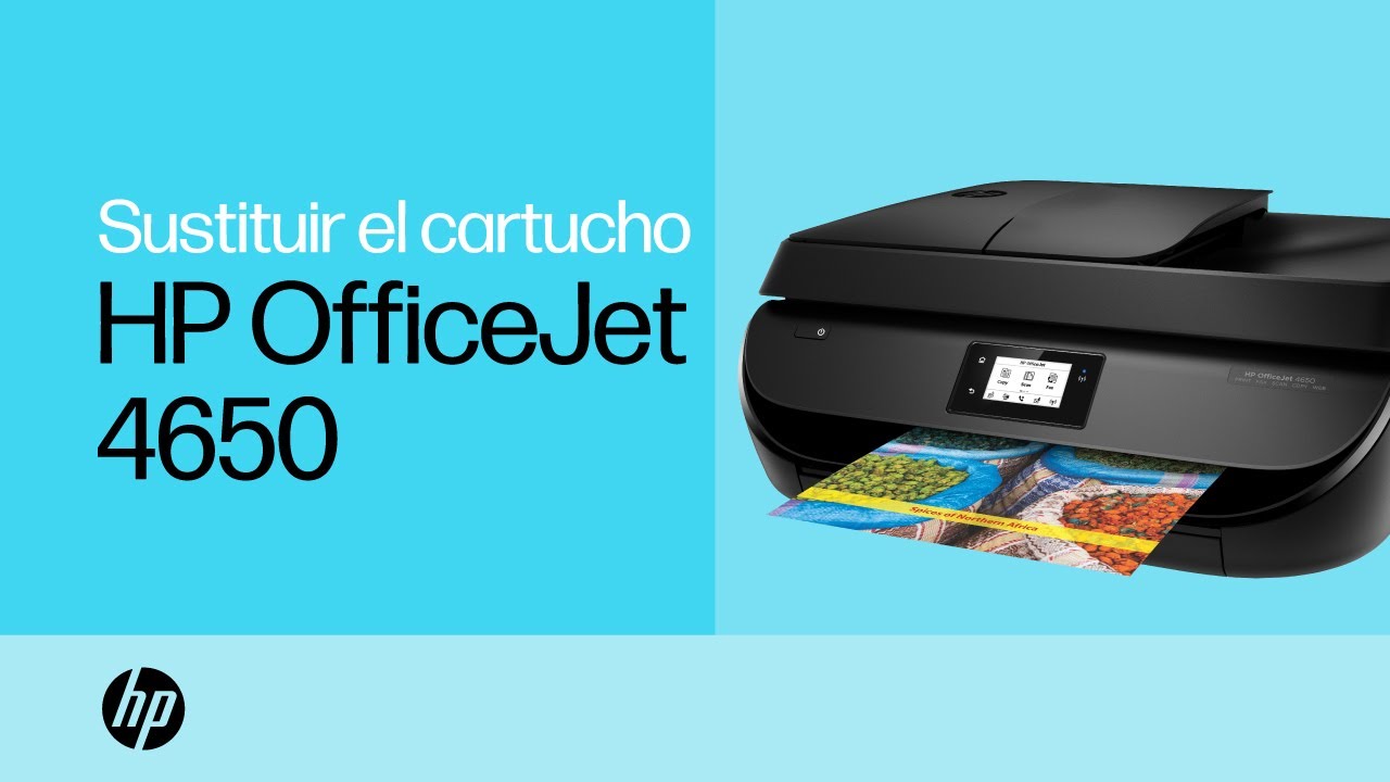 Reemplazar el cartucho | Impresora HP OfficeJet 4650 | HP Support