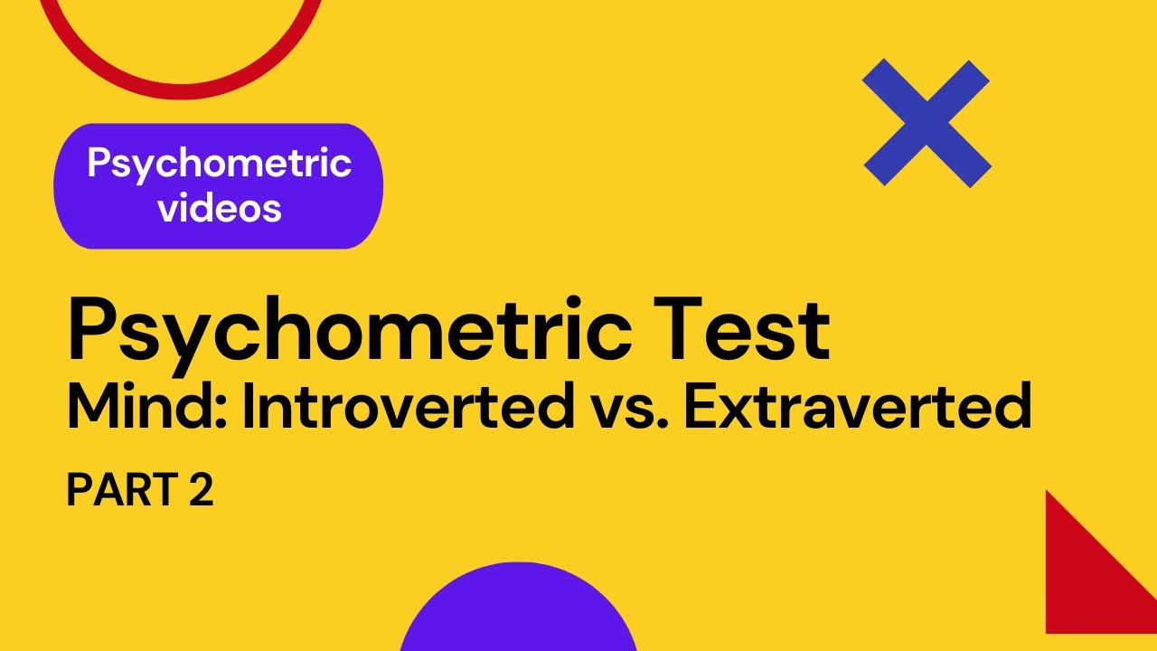 Psychometric Test Part 2| Introvert VS Extrovert| Manipulate the Mind scale| MICAT| Priyasha Das