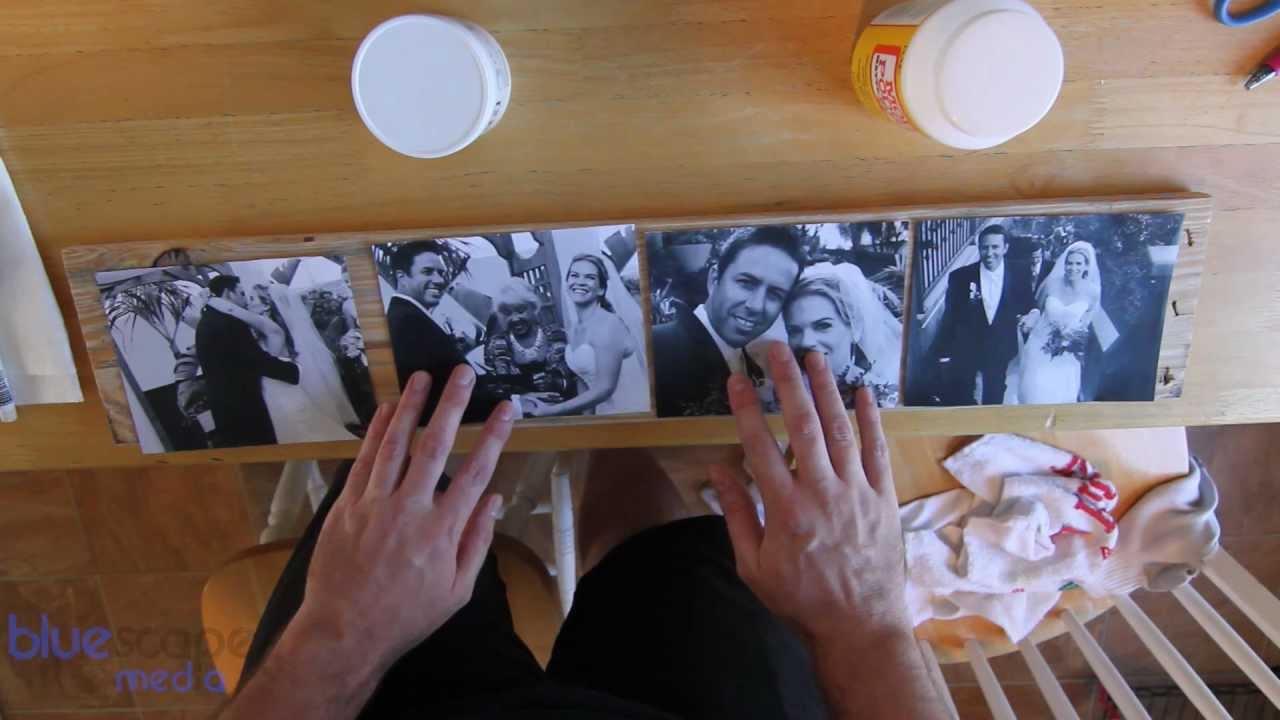 DIY Wood Photo Transfers