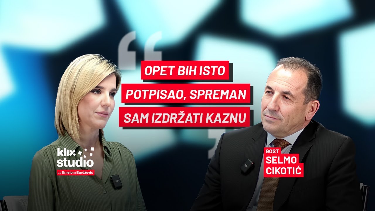 Selmo Cikotić osuđenik na tri godine zatvora: Opet bih isto potpisao, spreman sam izdržati kaznu