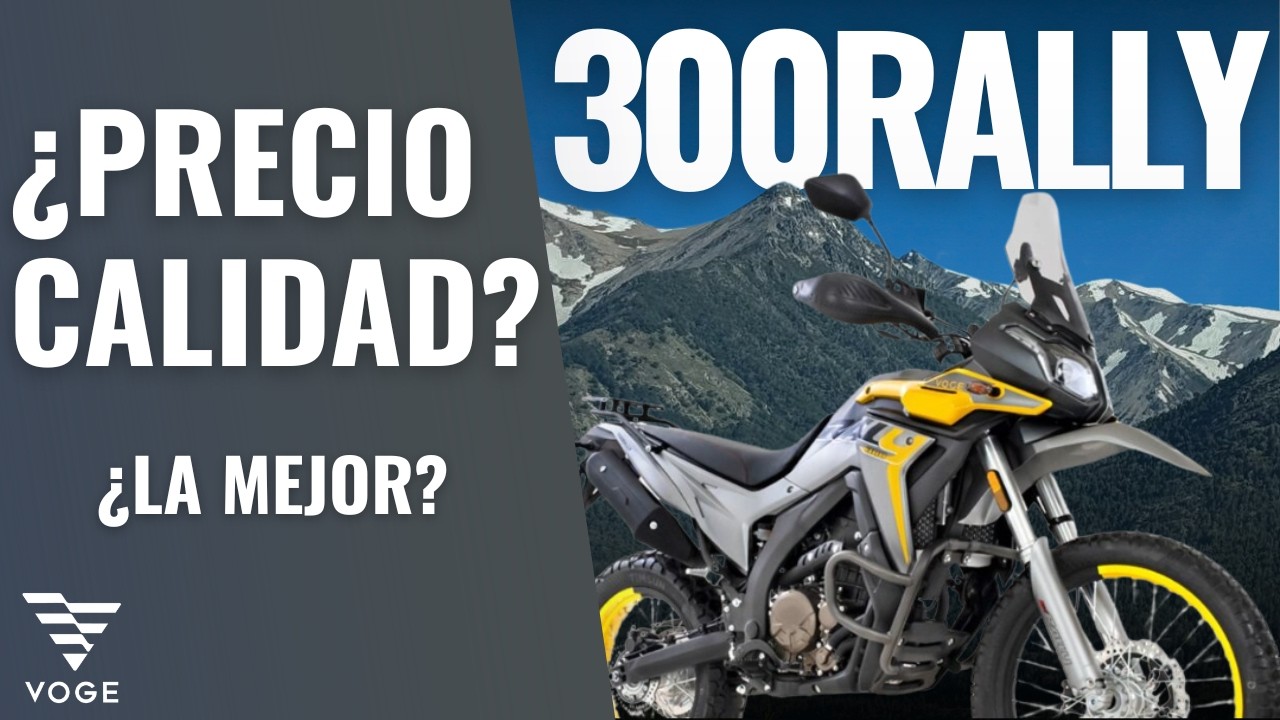 ¿Supera a todas las 200, 250, y 300? 🏁🏍️💥VOGE 300 RALLY 🏁🏍️💥
