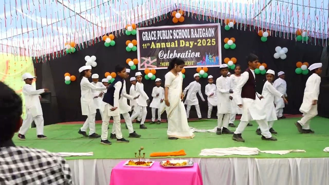 Political Dance by students of Grace Public School Rajegaon