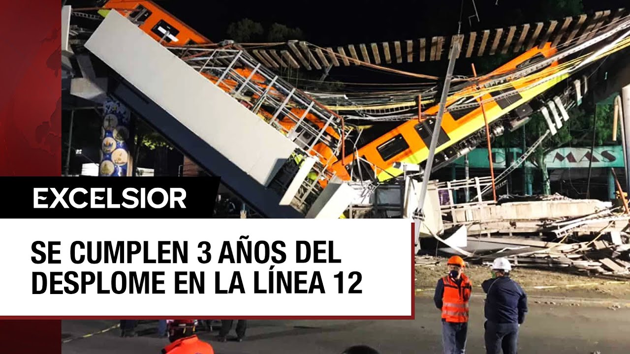 A tres años del desplome de la Línea 12 del Metro que dejó 26 muertos