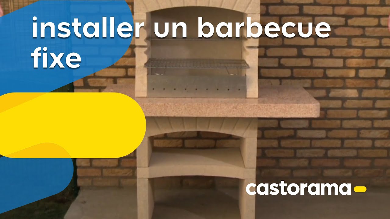 Installer un barbecue fixe (Castorama)