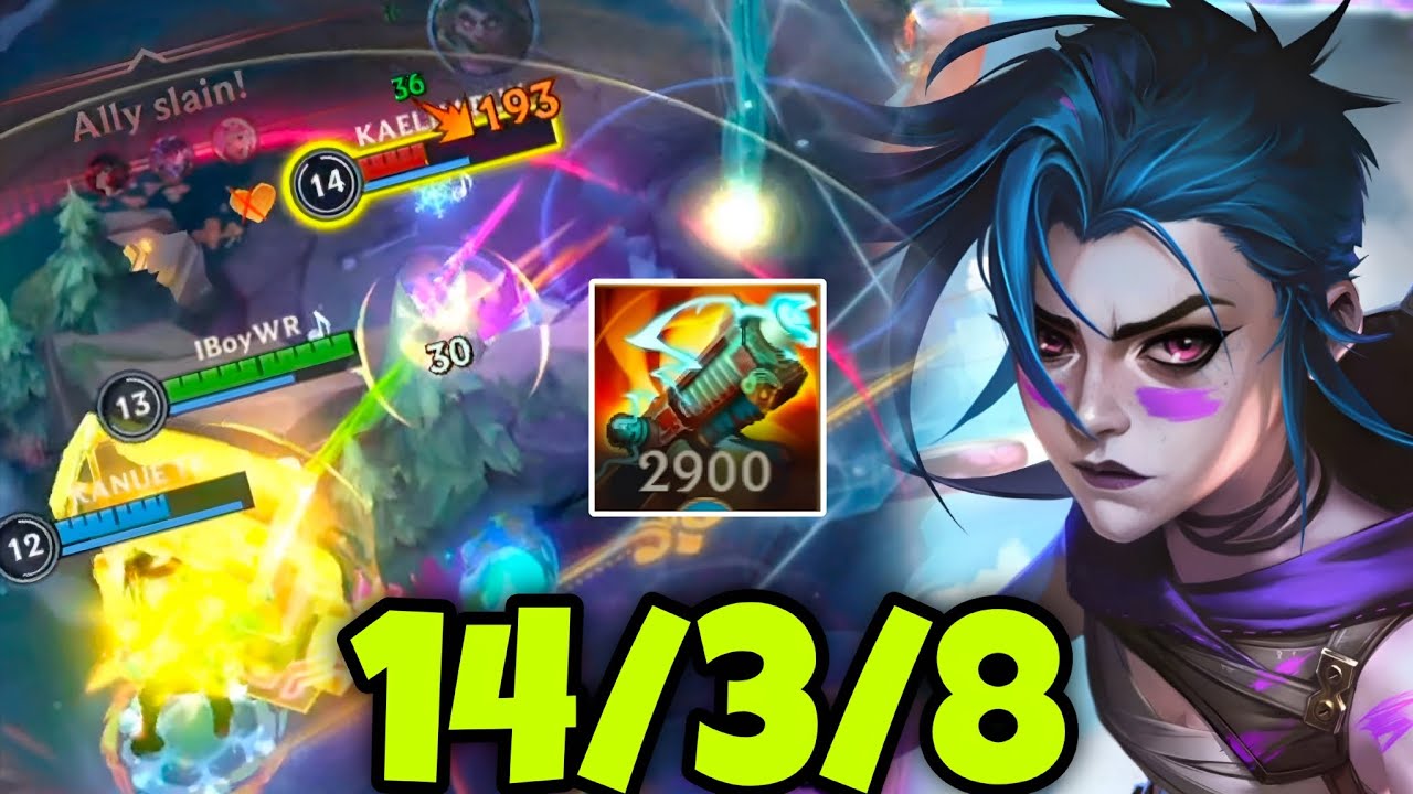 WILD RIFT ADC // Эта Джинкс просто безумна с этим билдом и рунами в патче 7.0A!