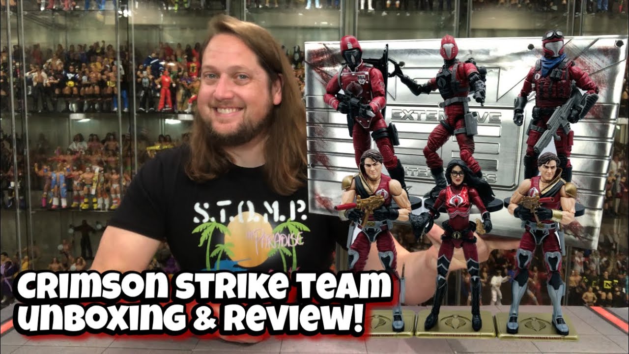 Crimson Strike Team GIJOE Classified Unboxing & Review! Baroness, Tomax & Xamot!
