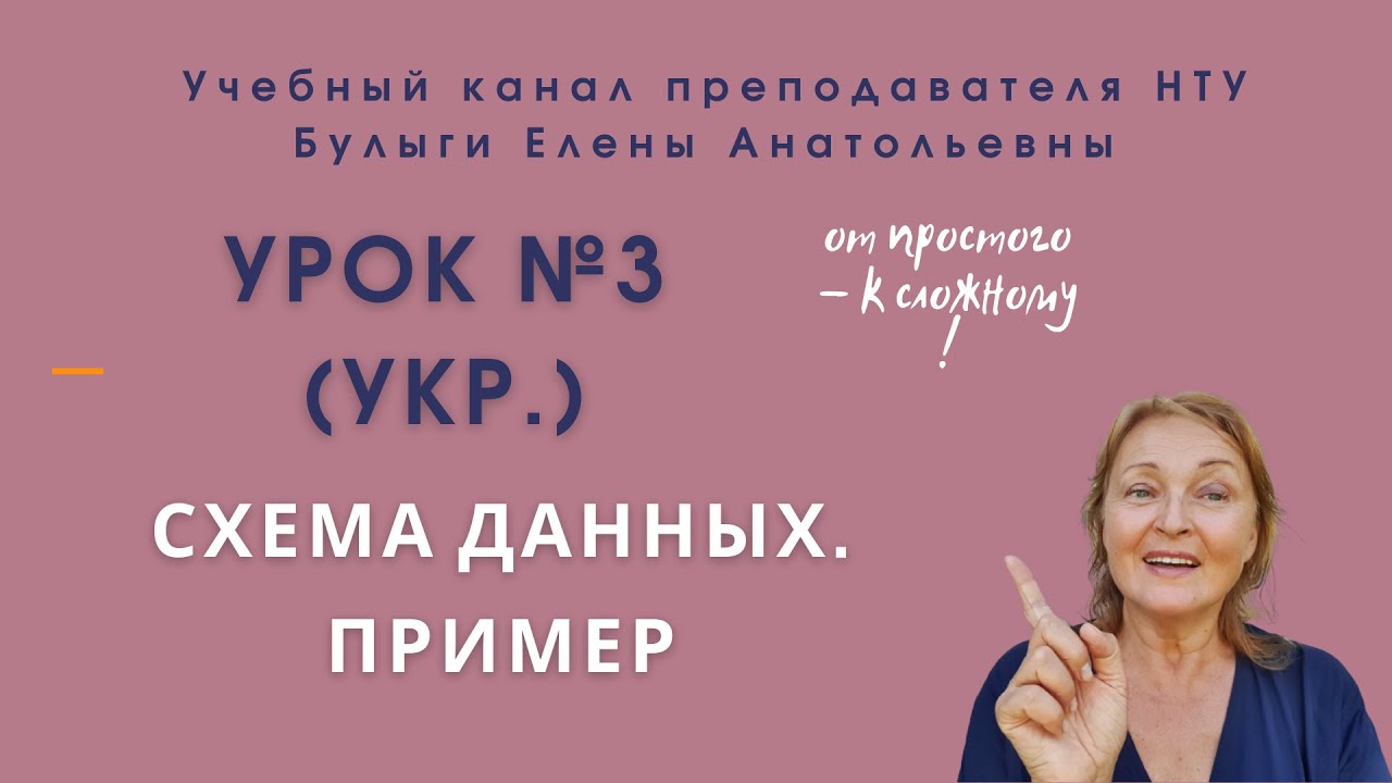 №3. Основи проектування бази даних на конкретному прикладі