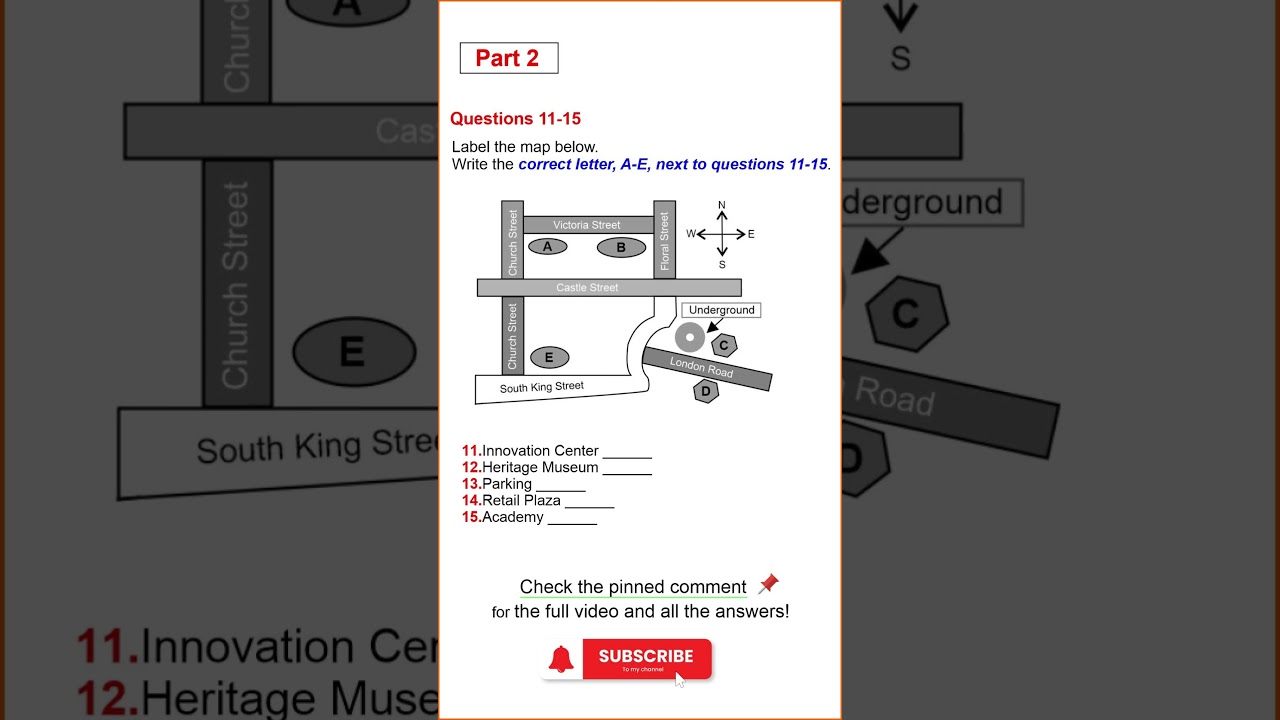 Практический тест IELTS Listening Test 60 &mdash; Практика карты IELTS