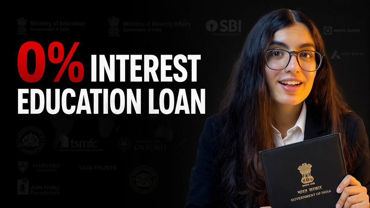 How to Get an Education Loan at 0% Interest in India | No Gimmicks, Full Guide!