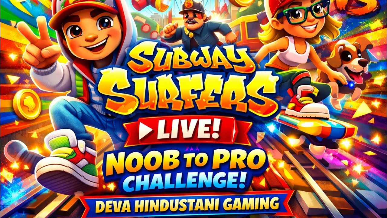 Subway Surfers Noob Se Pro Challenge 🔥 | Epic High Score Gameplay | Deva Hindustani Gaming