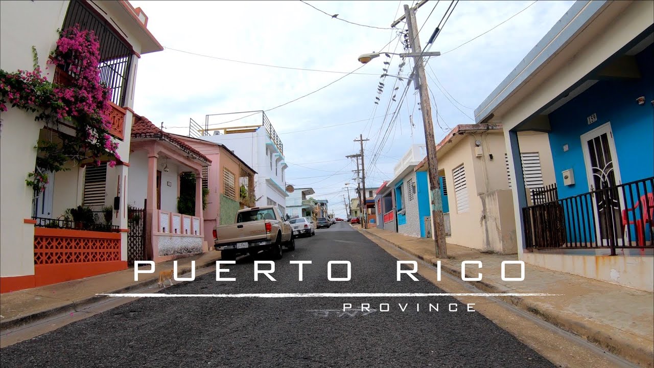 Driving Thru The Country Of Puerto Rico Province | 4K Street View Tour