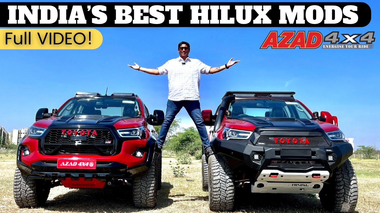 Модифицированные пикапы Toyota Hilux от Azad 4x4 || Лучшие модификации Индии || Полное видео с по...