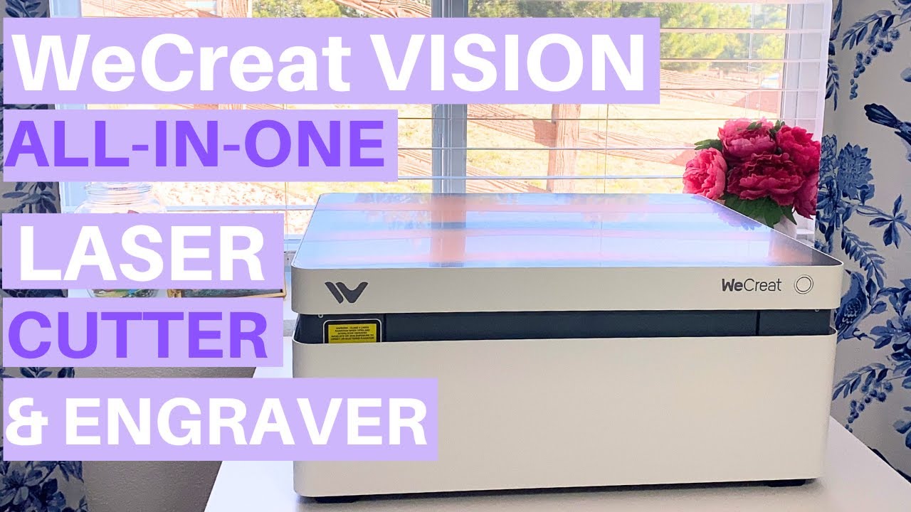 WeCreat Vision 20w All-in-one Laser Cutter and Engraver, How to Easily Set Up from Start to Finish