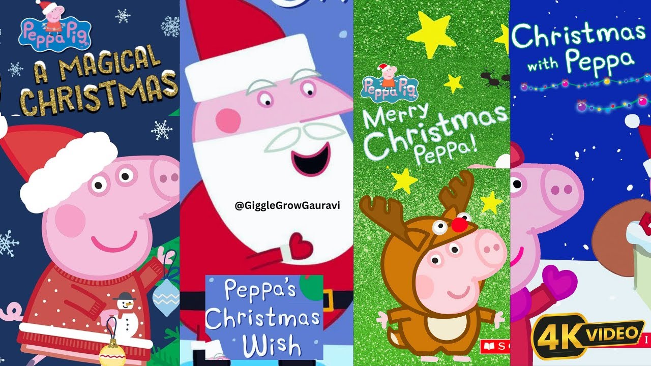 Peppa Pig's Best 4 Christmas Stories 🎄 | Magical Read Aloud Moments for Kids!