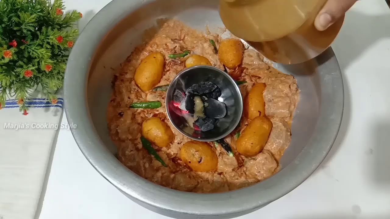 কাচ্চি বিরিয়ানির সহজ রেসেপি/খাসির কাচ্চি/বিয়ে বাড়ীর কাচ্চি || kacchi biryani/ mutton biryani ||