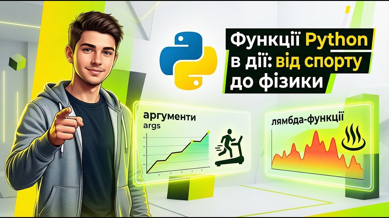 Python функції користувача у дії: Від спорту до фізики