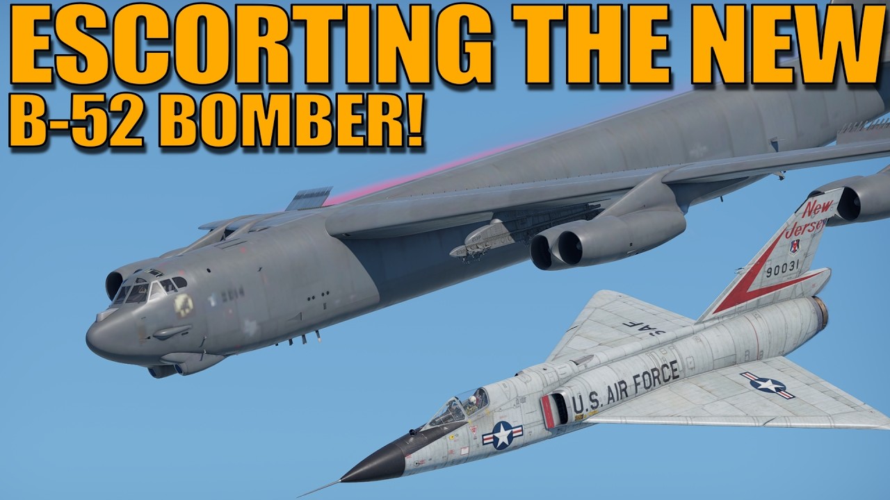 Сопровождение новых бомбардировщиков B-52 в режиме AIR RB! - War Thunder