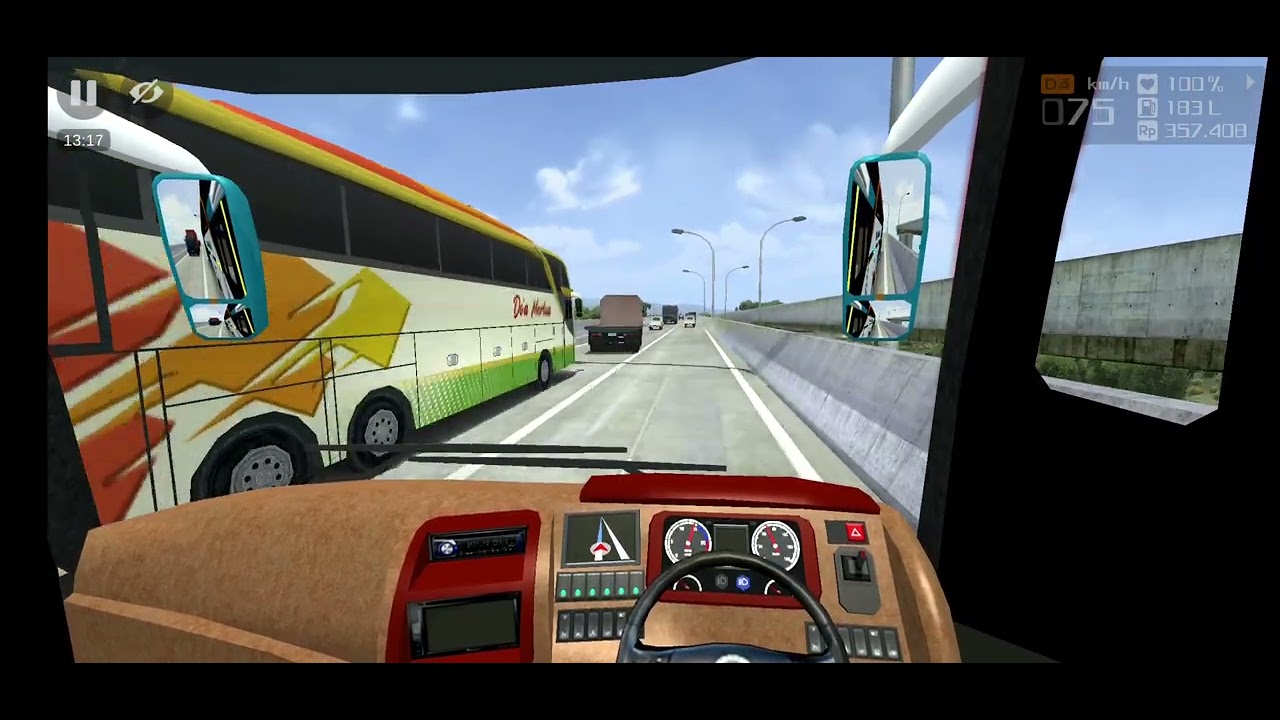 # bus Simulator Indonesia 🇮🇩 game # so beautiful map # career Mod game play # 