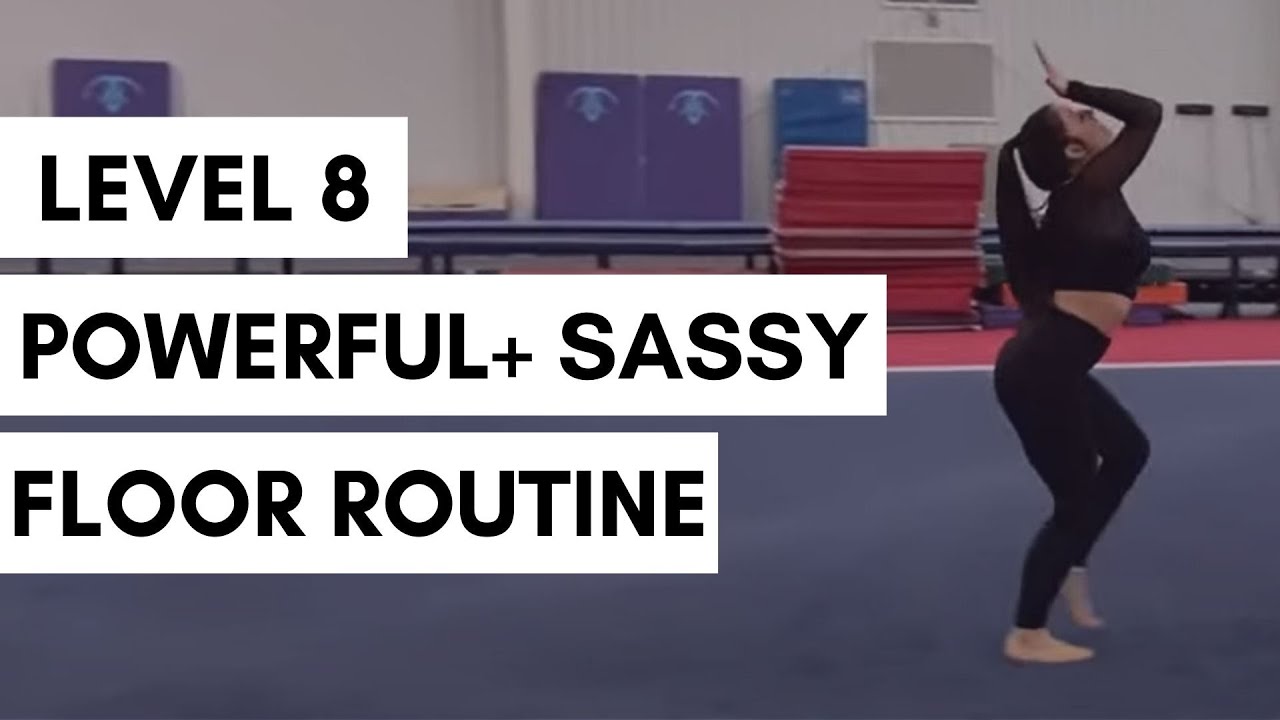 Powerful + Sassy Gymnastics Floor Routine | Taylor Krippner