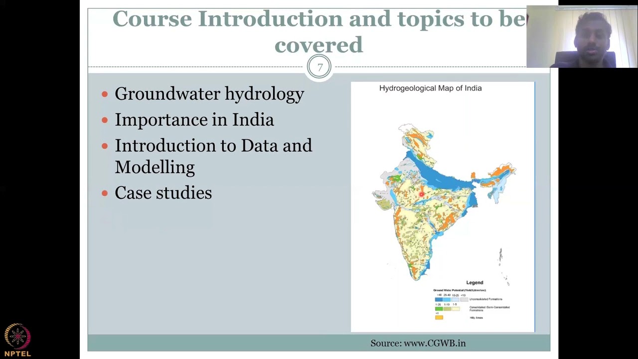 Lecture 1: Introduction to Groundwater  Part - 1