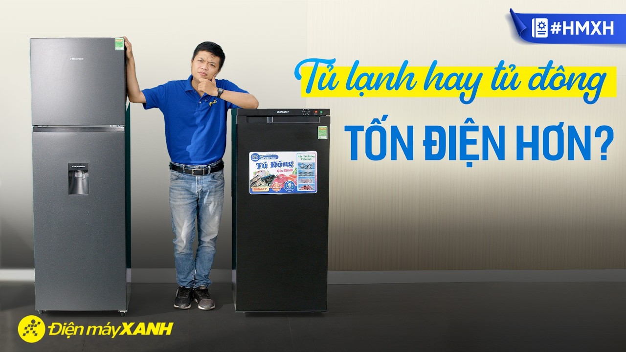 TỦ LẠNH hay TỦ ĐÔNG sẽ tốn điện hơn???
