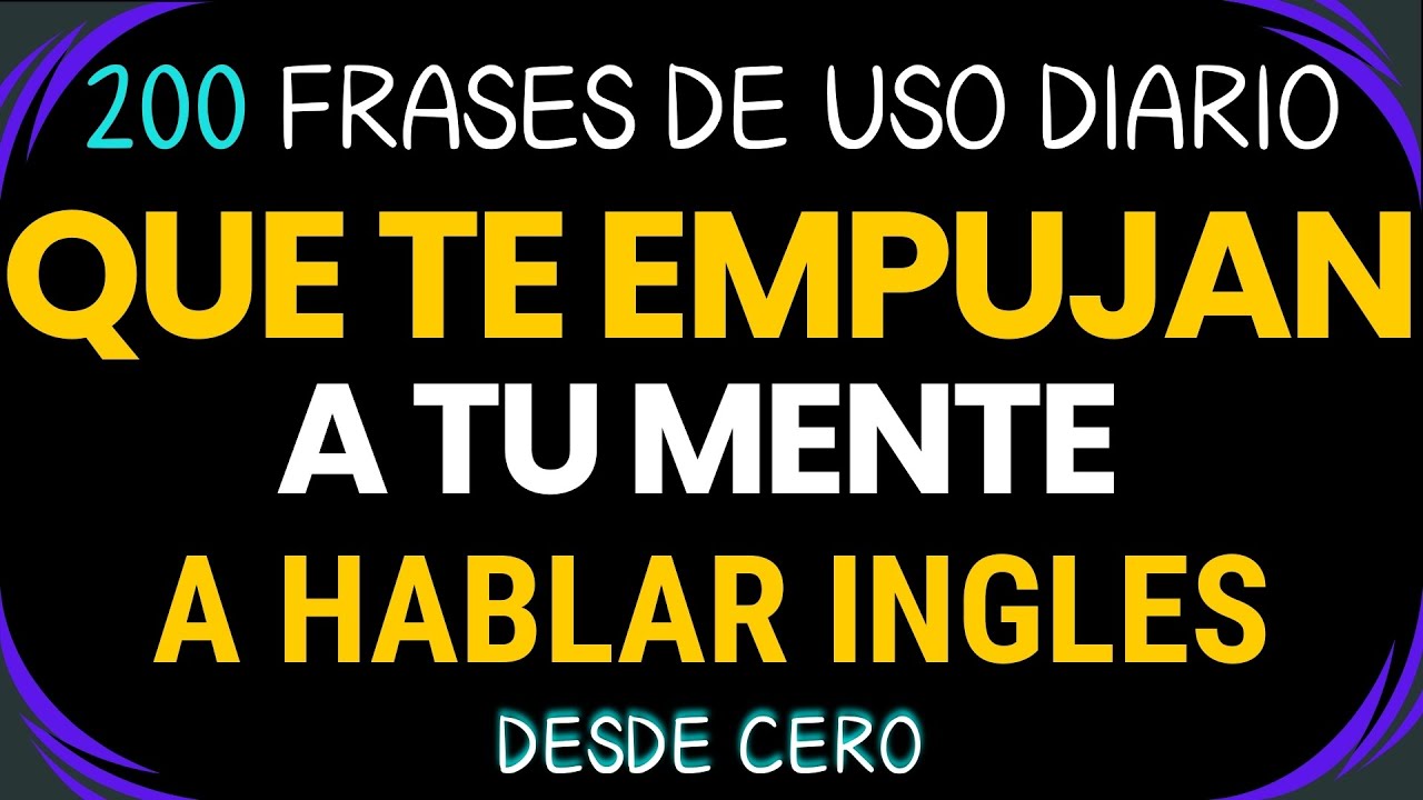 🚀🇺🇸 APRENDE ESTAS FRASES DE USO DIARIO QUE TE EMPUJARÁN A HABLAR INGLÉS FLUIDO🗣️✨/INGLÉS CON BOSS💪📚🔥