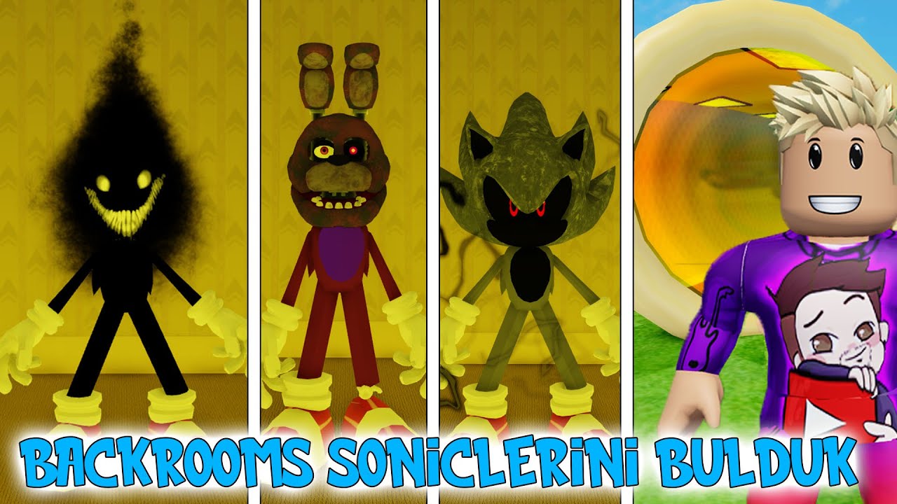 Sonic Morph Geri Döndü Backrooms Morphları | Roblox Find The Sonic Morph