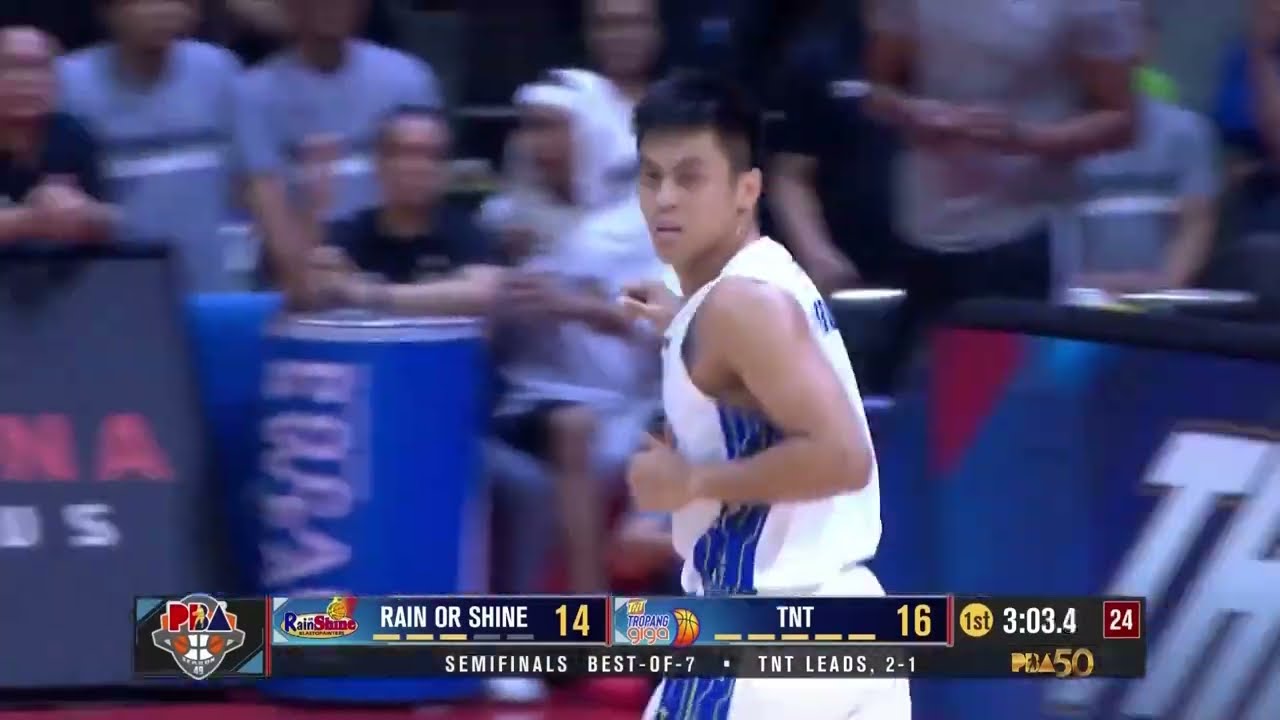 Rey Nambatac FIRST TRIPLE for TNT vs. RoS in semis | PBA Season 49 Commissioner&rsquo;s Cup